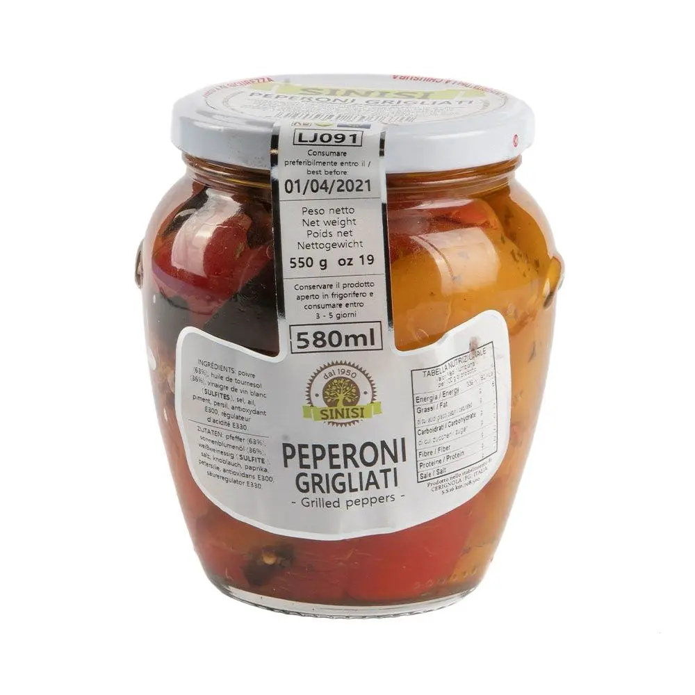 Peperoni Grigliati 580 gr.