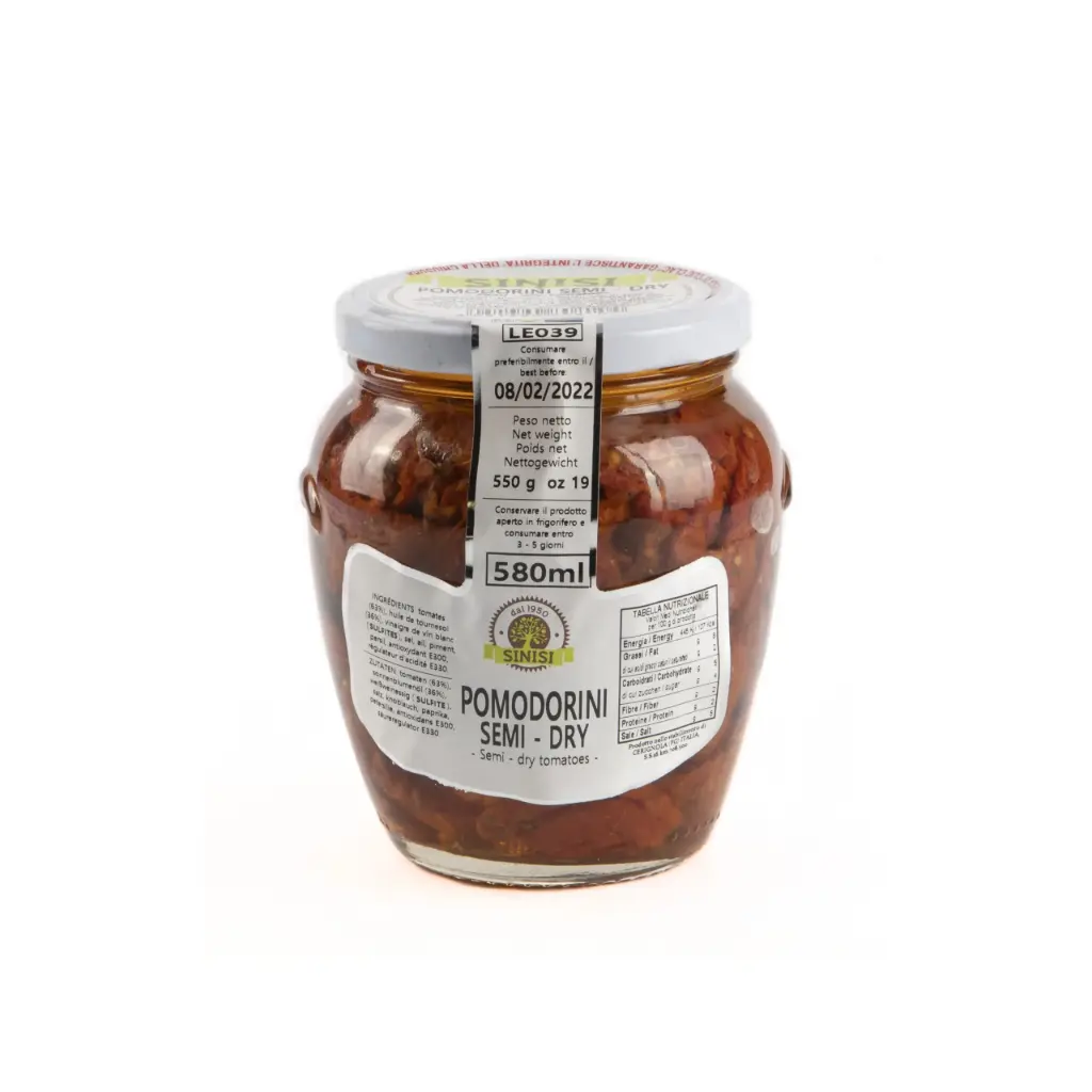 Pomodori Semi-dry 580 gr.
