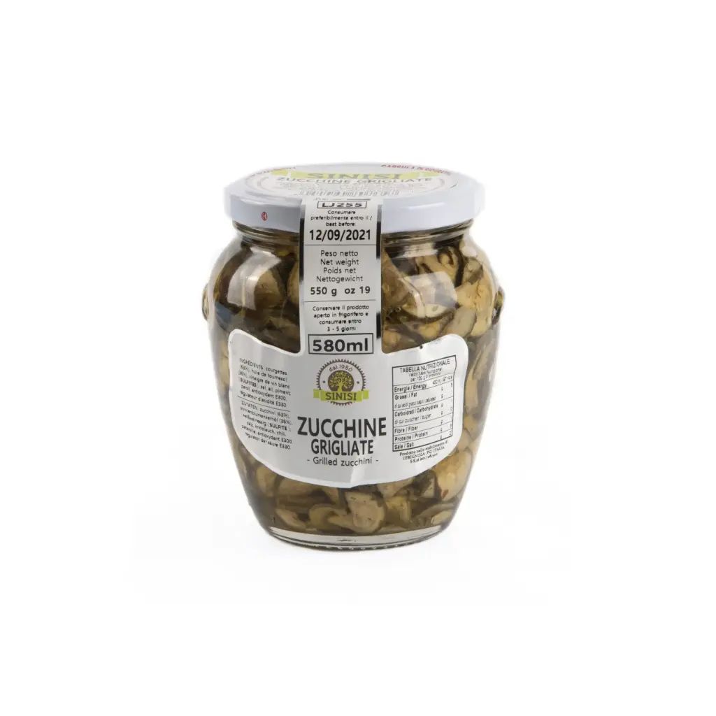 Zucchine Grigliate 580 gr.