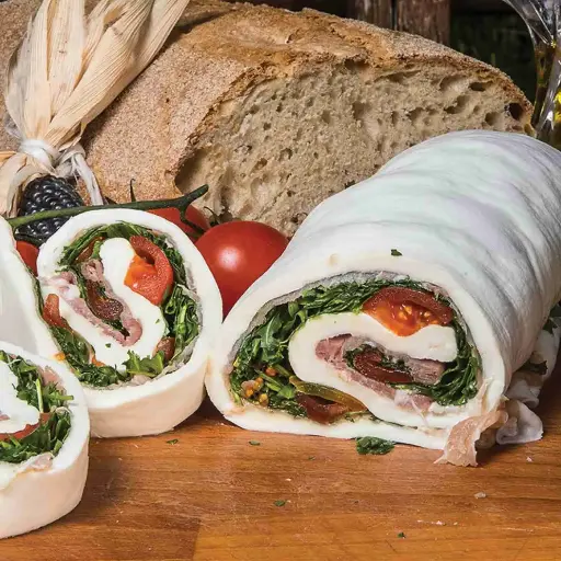 [95] Sfoglia di mozzarella 250 gr. (20x20 CM.)